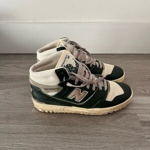 New Balance ALD 650 Green and White Sneakers
